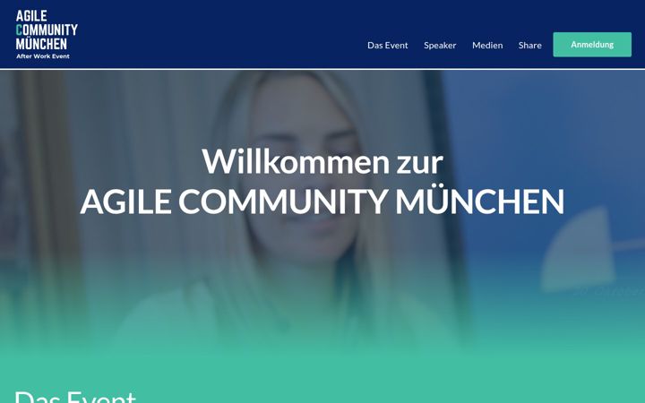 Screenshot of agile-community-muenchen.com