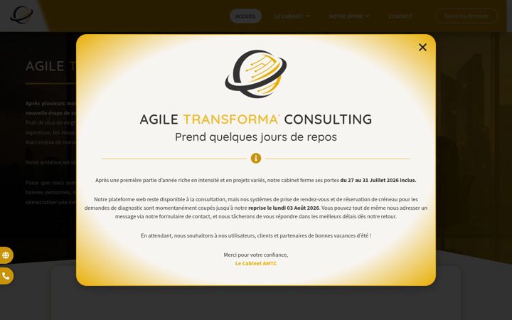 Snímek obrazovky agile-mtc.com