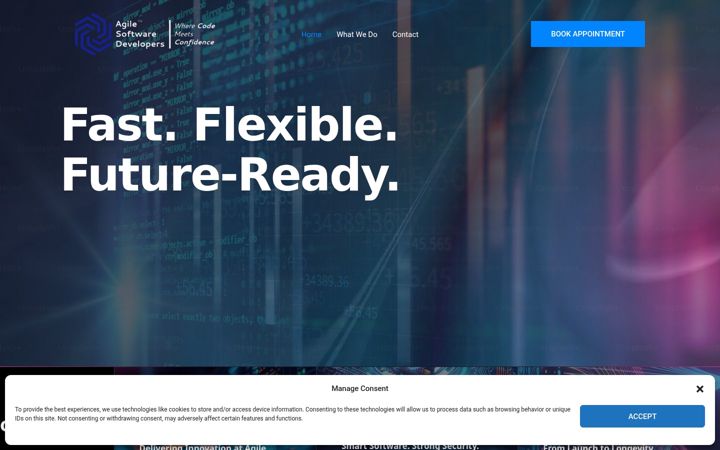 Screenshot of agile-software-developers.com