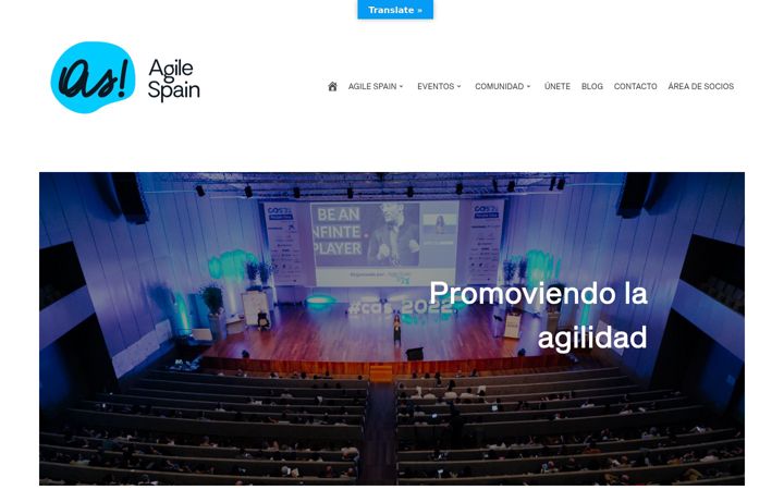 Screenshot of agile-spain.org