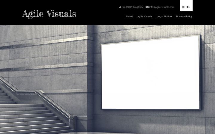 Screenshot of agile-visuals.com