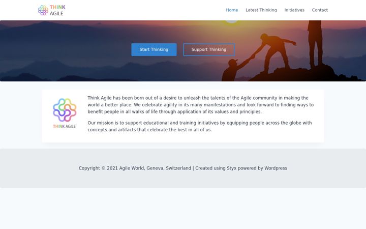 Screenshot of agile-world.info
