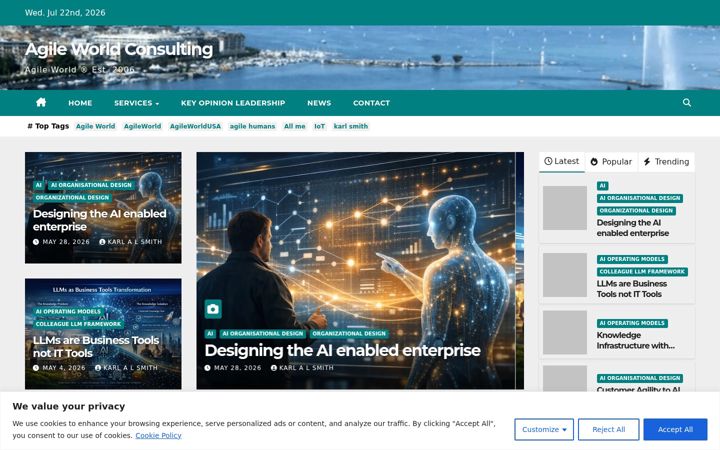 Screenshot of agile-world.us