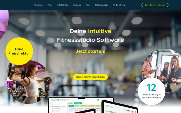 Screenshot of agilea.de