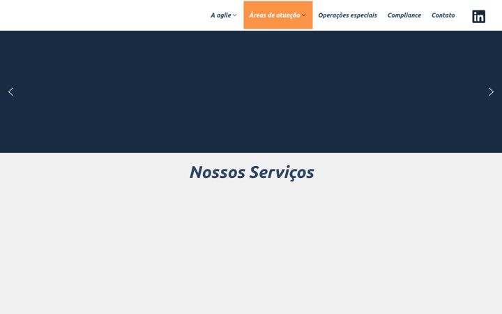 Screenshot of agilecorp.com.br