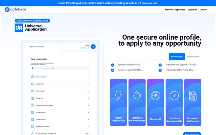 Ekrano kopija agileforce.com