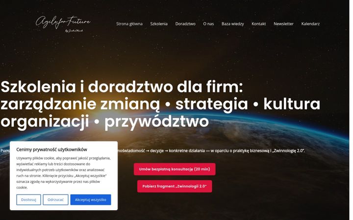 Screenshot of agileforfuture.pl