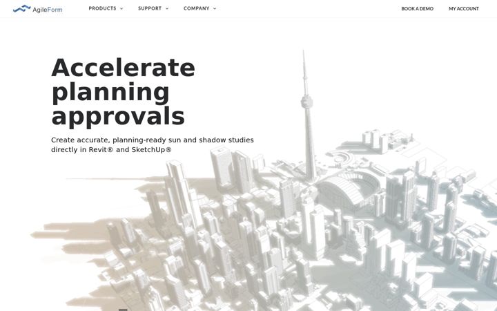 Ekrano kopija agileform.ca
