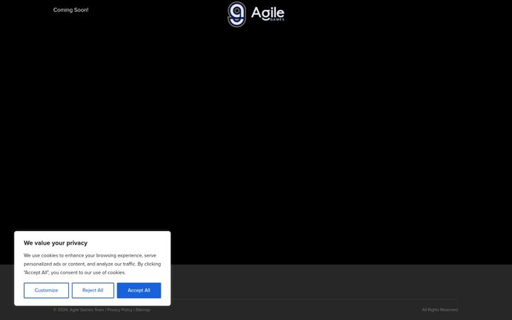 Screenshot of agilegames.dev