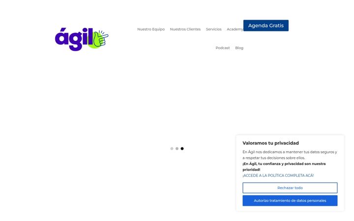 Screenshot of agilempresarial.com