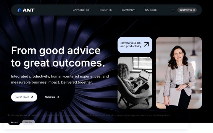 Screenshot of agilenetworks.tech