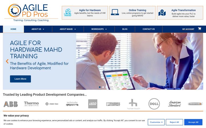 Zrzut ekranu agilepdpros.com