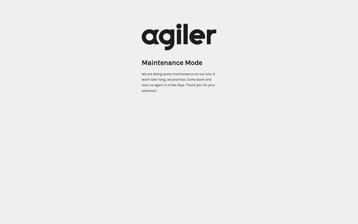 Screenshot of agilergroup.com