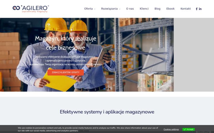 Screenshot of agilero.pl