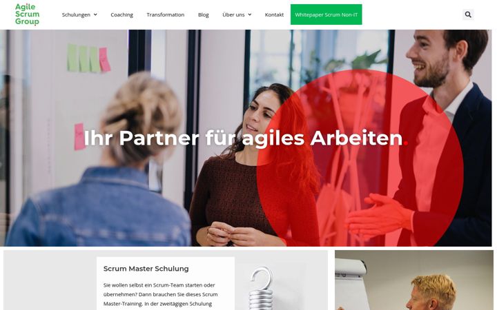 Screenshot of agilescrumgroup.de
