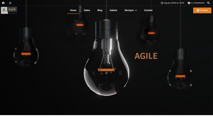Screenshot of agileservicos.com