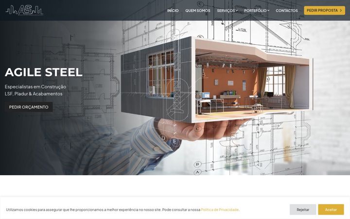 Zrzut ekranu agilesteel.pt