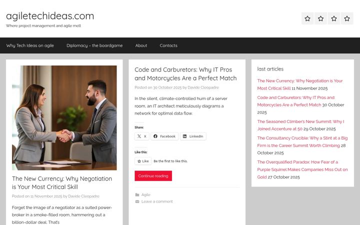 Zrzut ekranu agiletechideas.com