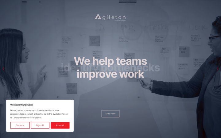 Screenshot of agileton.com