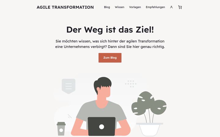 Screenshot of agiletransformation.at