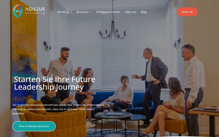 Screenshot of agileus-consulting.de