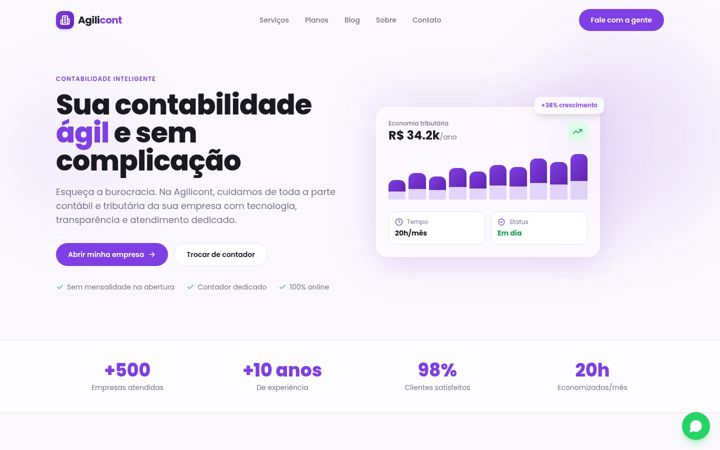 Screenshot of agilicont.com