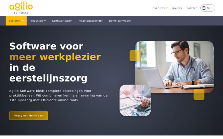 Captura de ecrã de agiliosoftware.nl