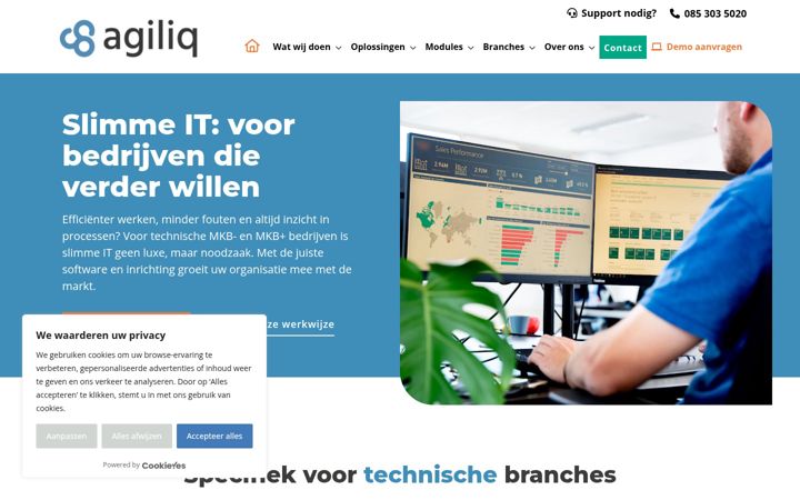 Zrzut ekranu agiliq.nl