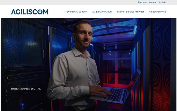 Zrzut ekranu agiliscom.de