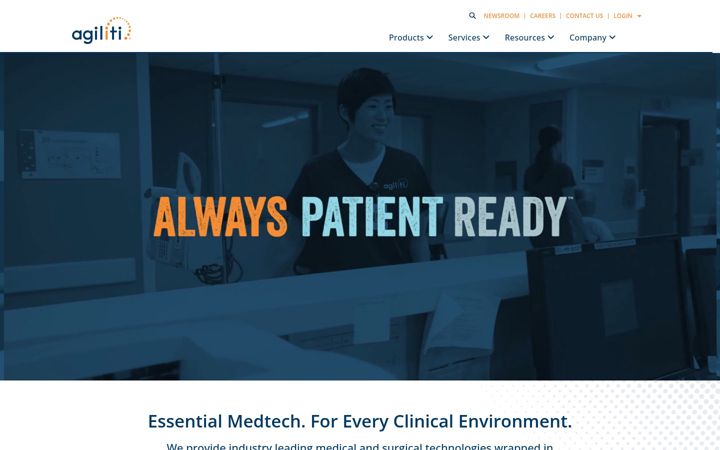 Screenshot of agilitihealth.com