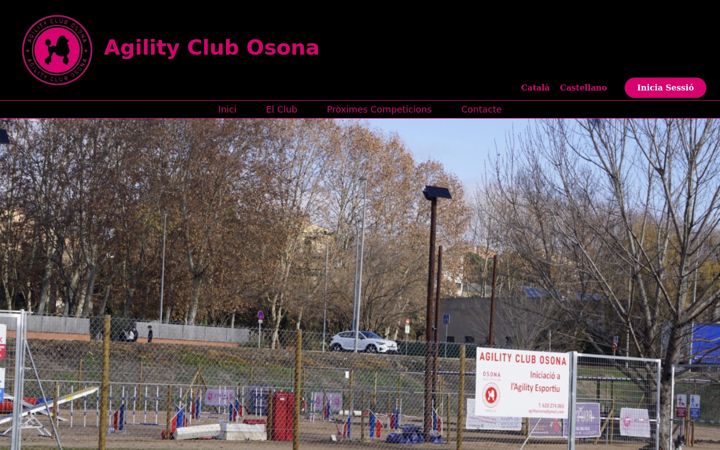 Screenshot of agilityclubosona.com
