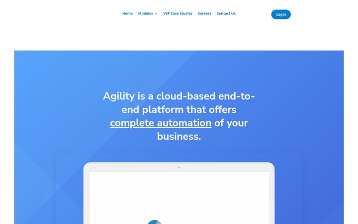 Screenshot of agilitygis.com