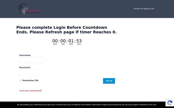 Screenshot of agilityintegration.com
