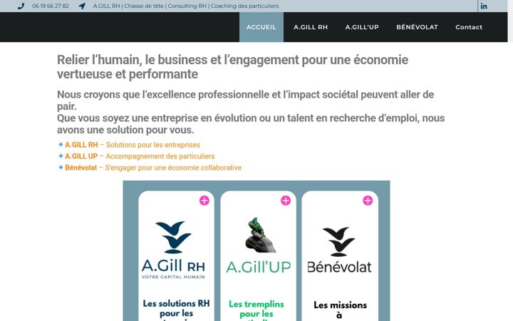 Screenshot of agill-rh.fr