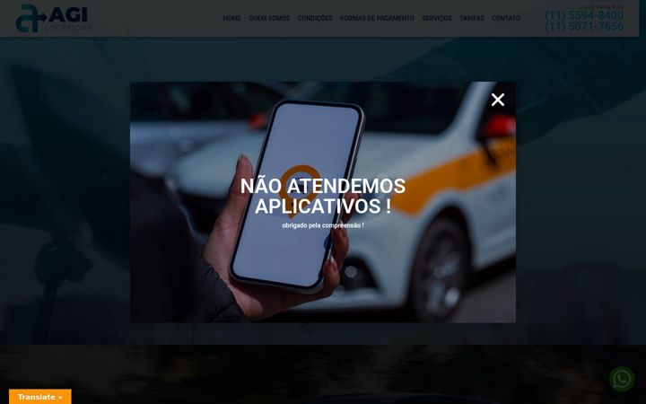 Екранна снимка на agilocadora.com.br