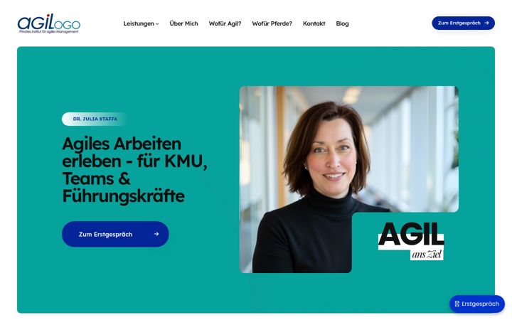 Screenshot of agilogo.de