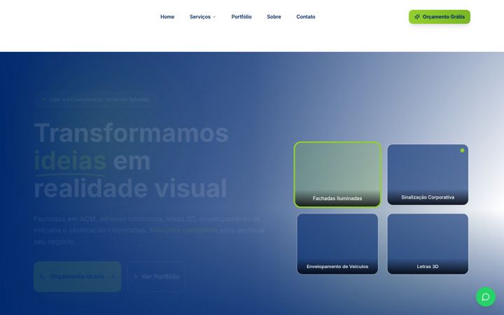 Screenshot of agilvisual.com.br