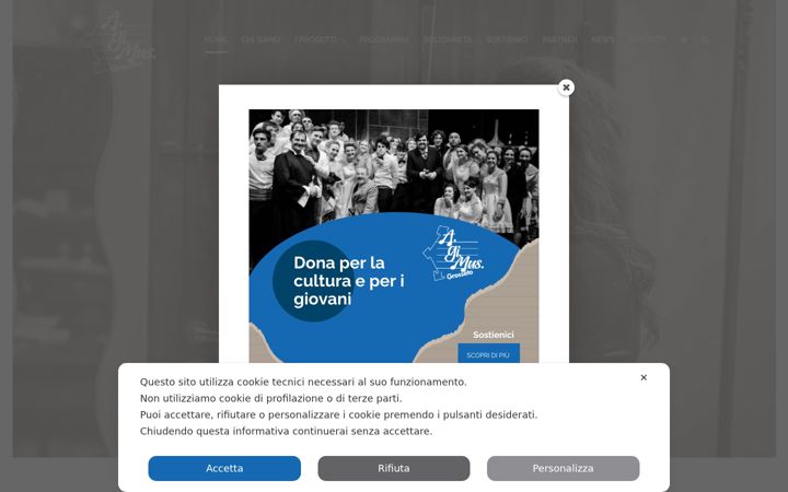 Screenshot of agimusgrosseto.it