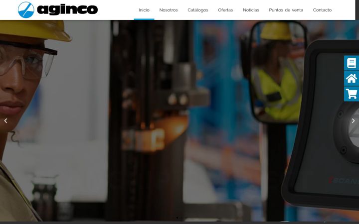 Screenshot of aginco.es