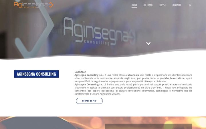 Screenshot of aginsegna.it