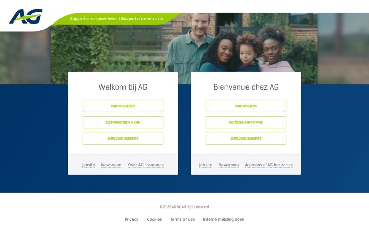 Screenshot of aginsurance.be