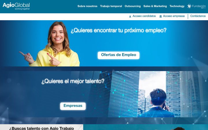 Screenshot of agioglobal.com