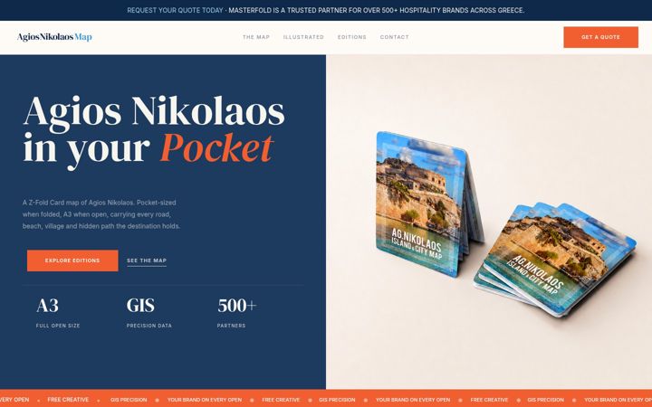 Screenshot of agiosnikolaosmap.gr