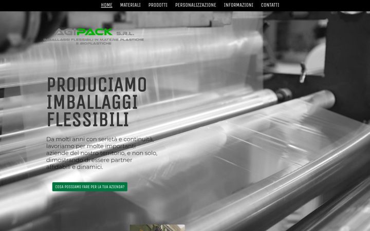 Screenshot of agipack.it