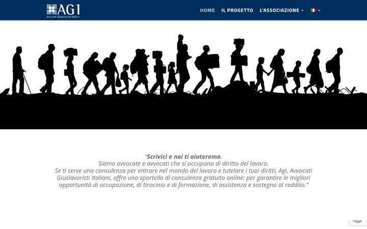 Screenshot of agiperirifugiati.it