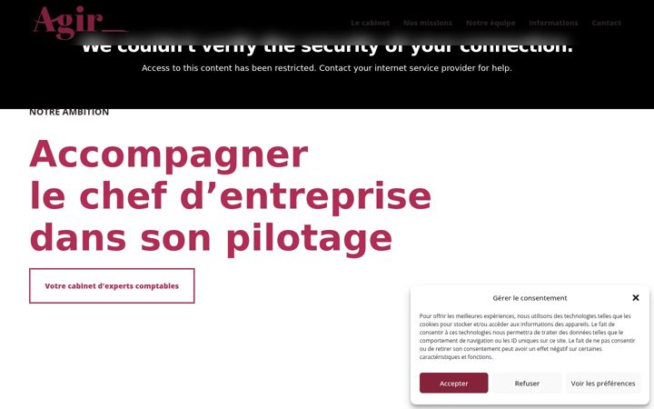 Screenshot of agir-plus.com