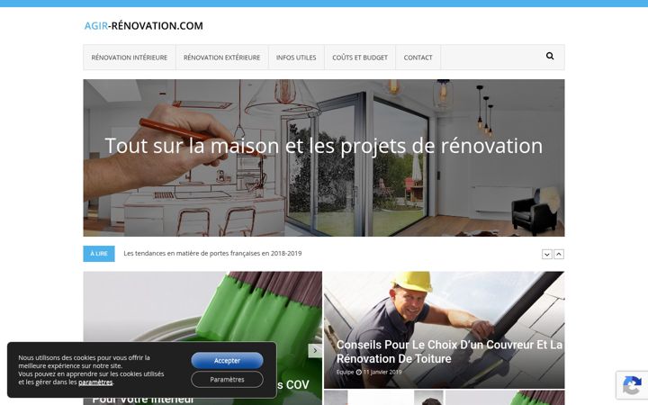 Screenshot of agir-renovation.com