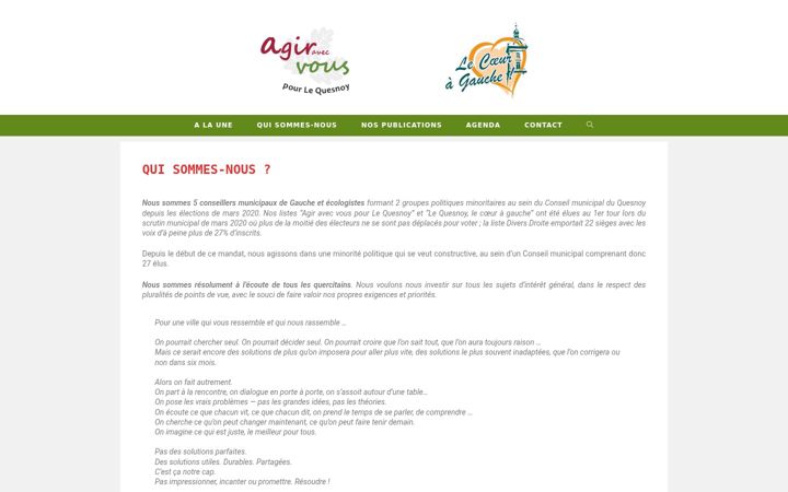 Screenshot of agiravecvouspourlequesnoy.fr