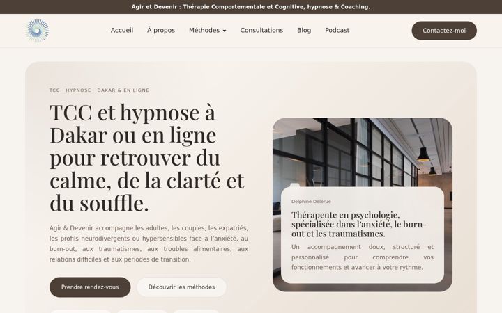 Screenshot ta' agiretdevenir.fr