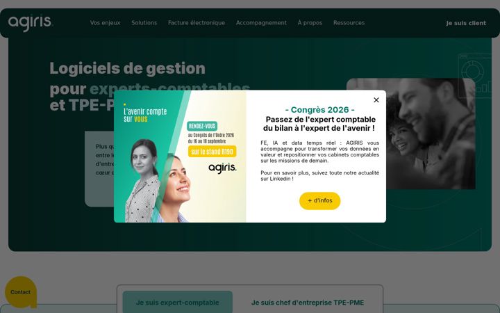 Screenshot of agiris.fr